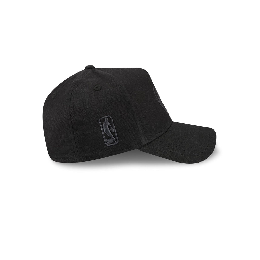 Golden State Warriors Waxed Canvas Black 59FORTY A-Frame Fitted Hat