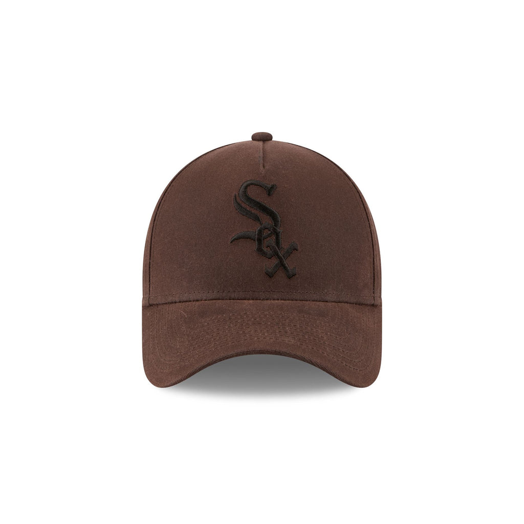 Chicago White Sox Waxed Canvas Brown 59FORTY A-Frame Fitted Hat