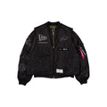 Alpha Industries x Buffalo Bills Black 2-in-1 MA-1 Flight Jacket + Vest