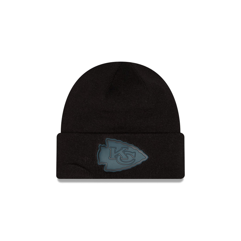 Kansas City Chiefs All Black Beanie Hat