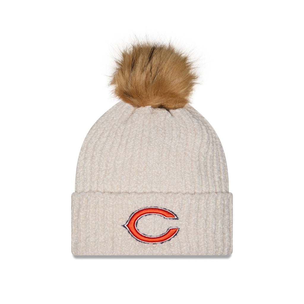Chicago Bears Women's Sandy Linen Pom Knit Hat