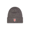 New York Mets Heather Gray Tonal Beanie Hat