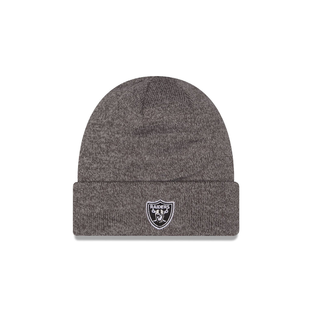 Las Vegas Raiders Heather Gray Tonal Beanie Hat