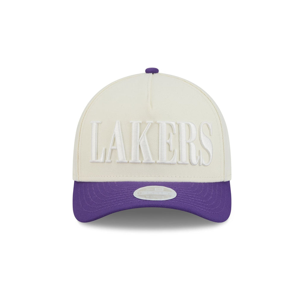 Los Angeles Lakers Two Tone Chrome Women's 9FORTY M-Crown A-Frame Snapback Hat