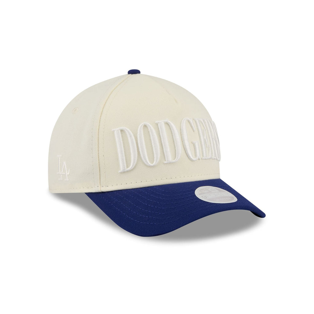 Los Angeles Dodgers Two Tone Chrome Women's 9FORTY M-Crown A-Frame Snapback Hat