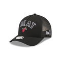 Miami Heat Sequin Wordmark Women's 9FORTY M-Crown A-Frame Trucker Hat