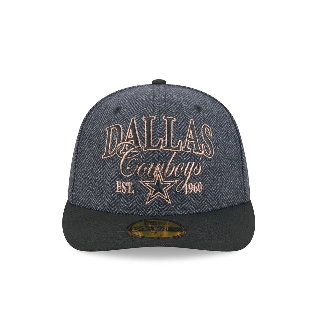 Dallas Cowboys Black Faux Wool 59FIFTY Fitted Hat