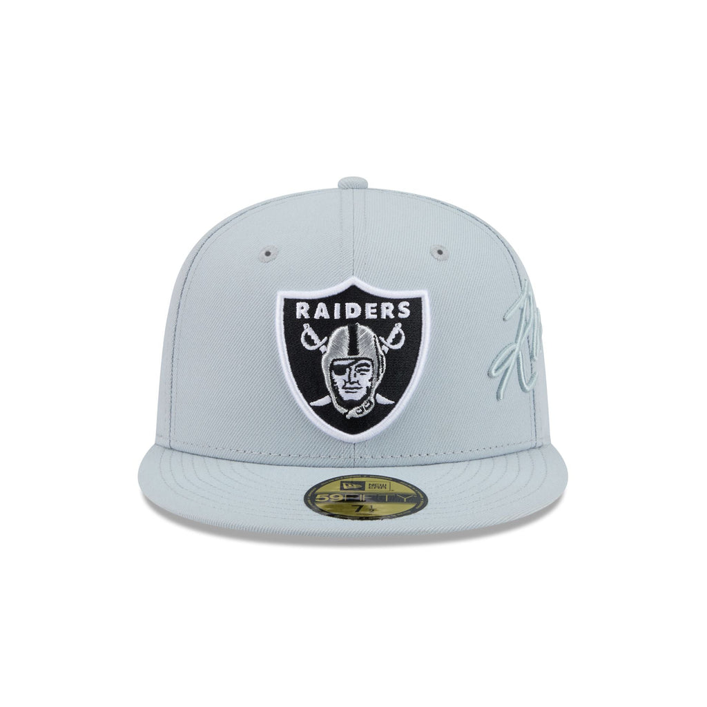 Las Vegas Raiders Side Script 59FIFTY Fitted Hat