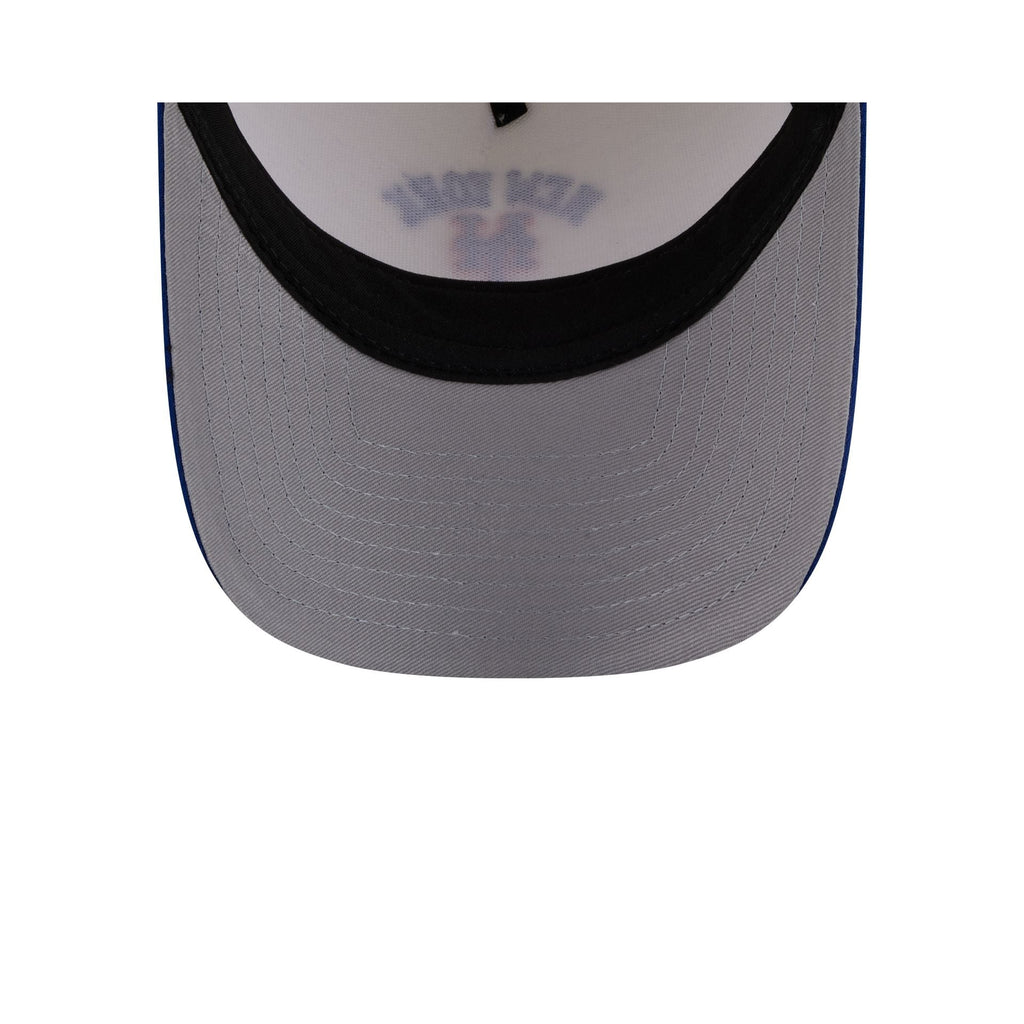 New York Mets Arched Graphic Chrome White 9FORTY M-Crown A-Frame Snapback Hat