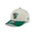 Boston Celtics Arched Graphic Chrome White 9FORTY M-Crown A-Frame Snapback Hat