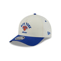 New York Knicks Arched Graphic Chrome White 9FORTY M-Crown A-Frame Snapback Hat