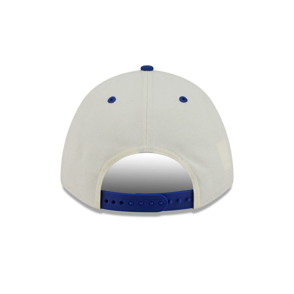 New York Knicks Arched Graphic Chrome White 9FORTY M-Crown A-Frame Snapback Hat