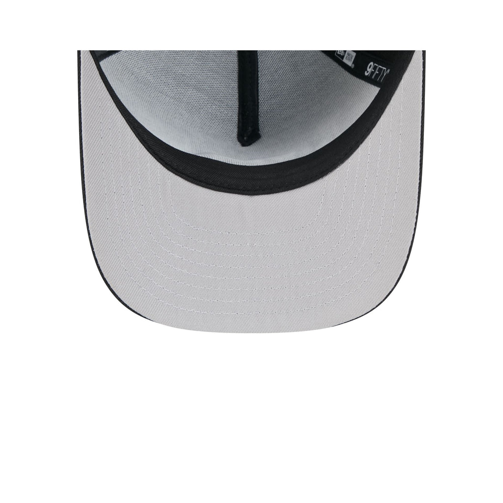 Las Vegas Raiders Gold Laurel Black 9FIFTY A-Frame Snapback Hat
