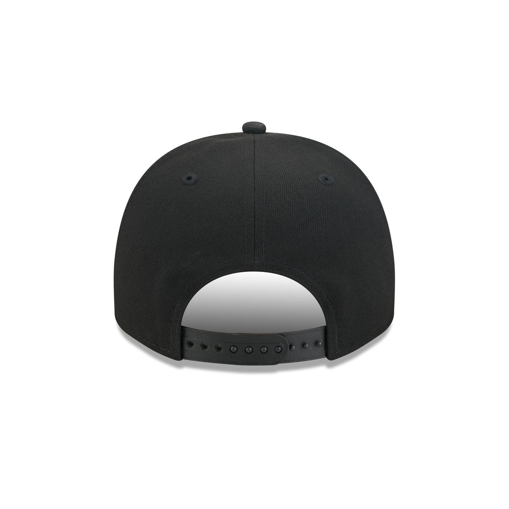 Golden State Warriors Gold Laurel Black 9FIFTY A-Frame Snapback Hat