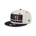 Houston Astros Classic Stacked Chrome 9FIFTY Snapback Hat