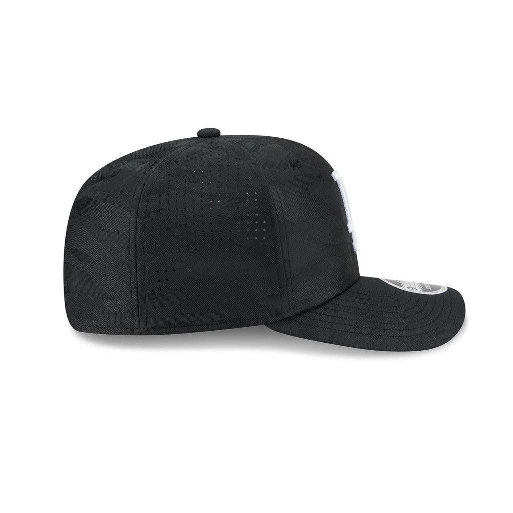 Los Angeles Dodgers Black Camo Performance 9SEVENTY Stretch-Snap Hat