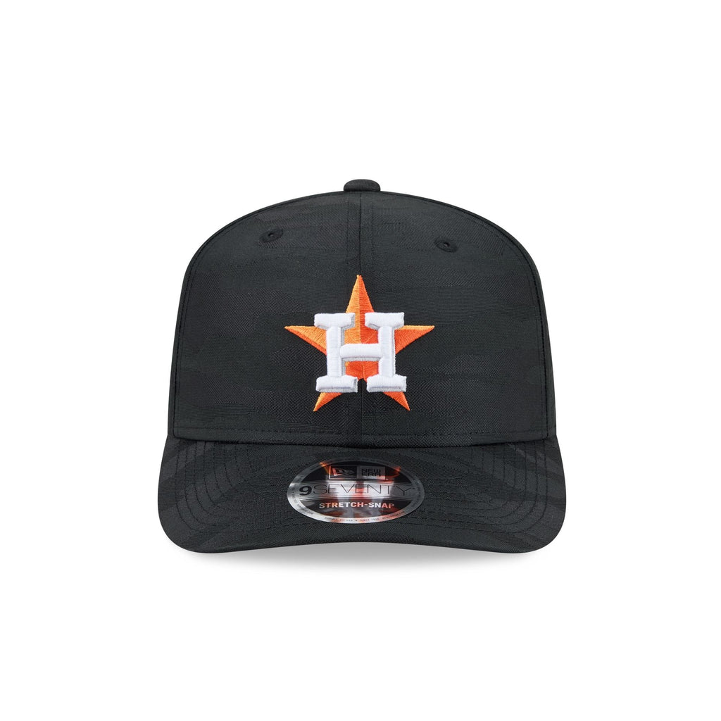 Houston Astros Black Camo Performance 9SEVENTY Stretch-Snap Hat