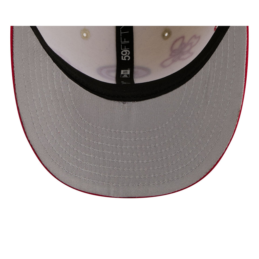 Philadelphia Phillies Floral Outline 59FIFTY Fitted Hat