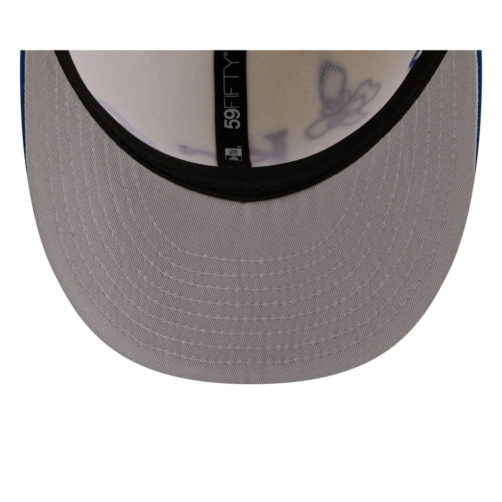 Kansas City Royals Floral Outline 59FIFTY Fitted Hat