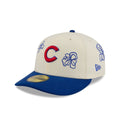 Chicago Cubs Floral Outline 59FIFTY Fitted Hat