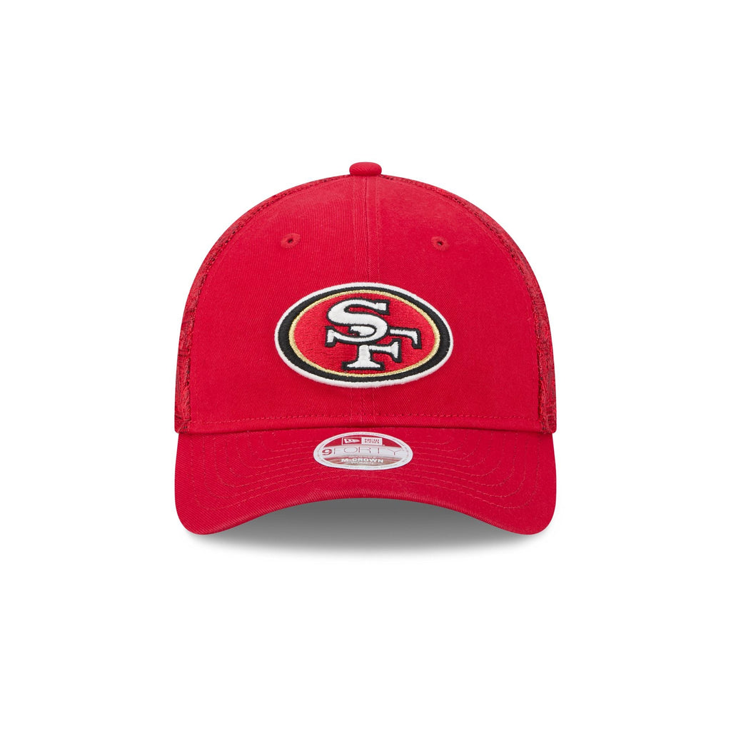 San Francisco 49ers Floral Mesh Women's 9FORTY M-Crown Trucker Hat