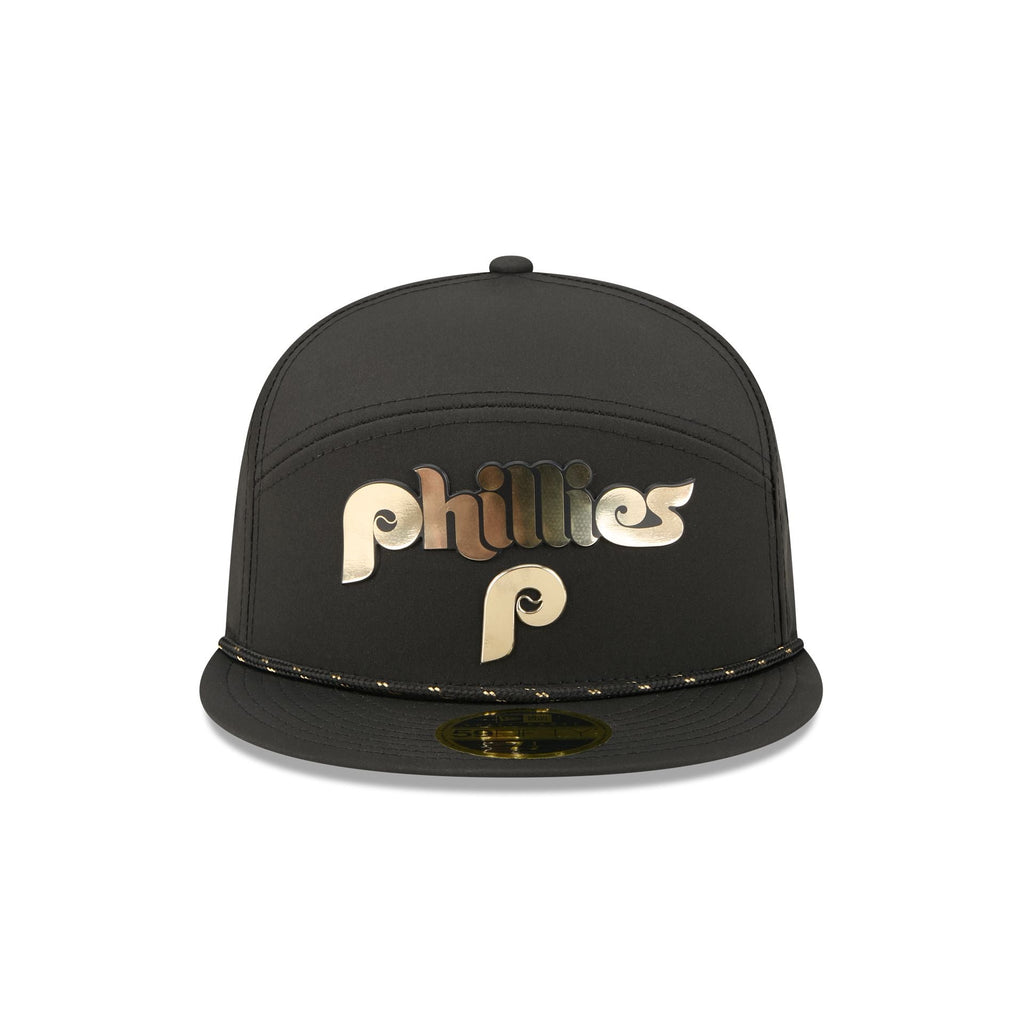 Philadelphia Phillies Gold Logo Rope Split Panel 59FIFTY Fitted Hat