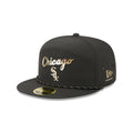 Chicago White Sox Gold Logo Rope Split Panel 59FIFTY Fitted Hat