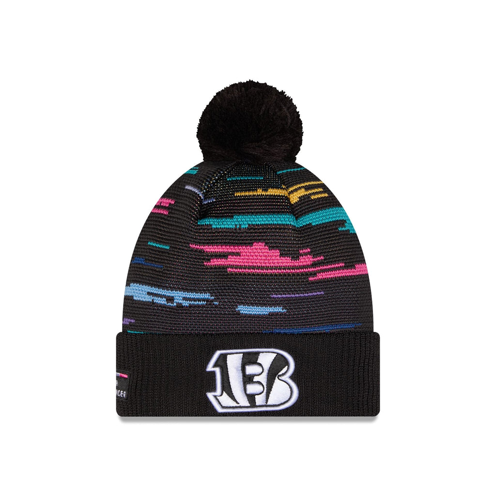 Cincinnati Bengals 2026 Crucial Catch Pom Knit Hat