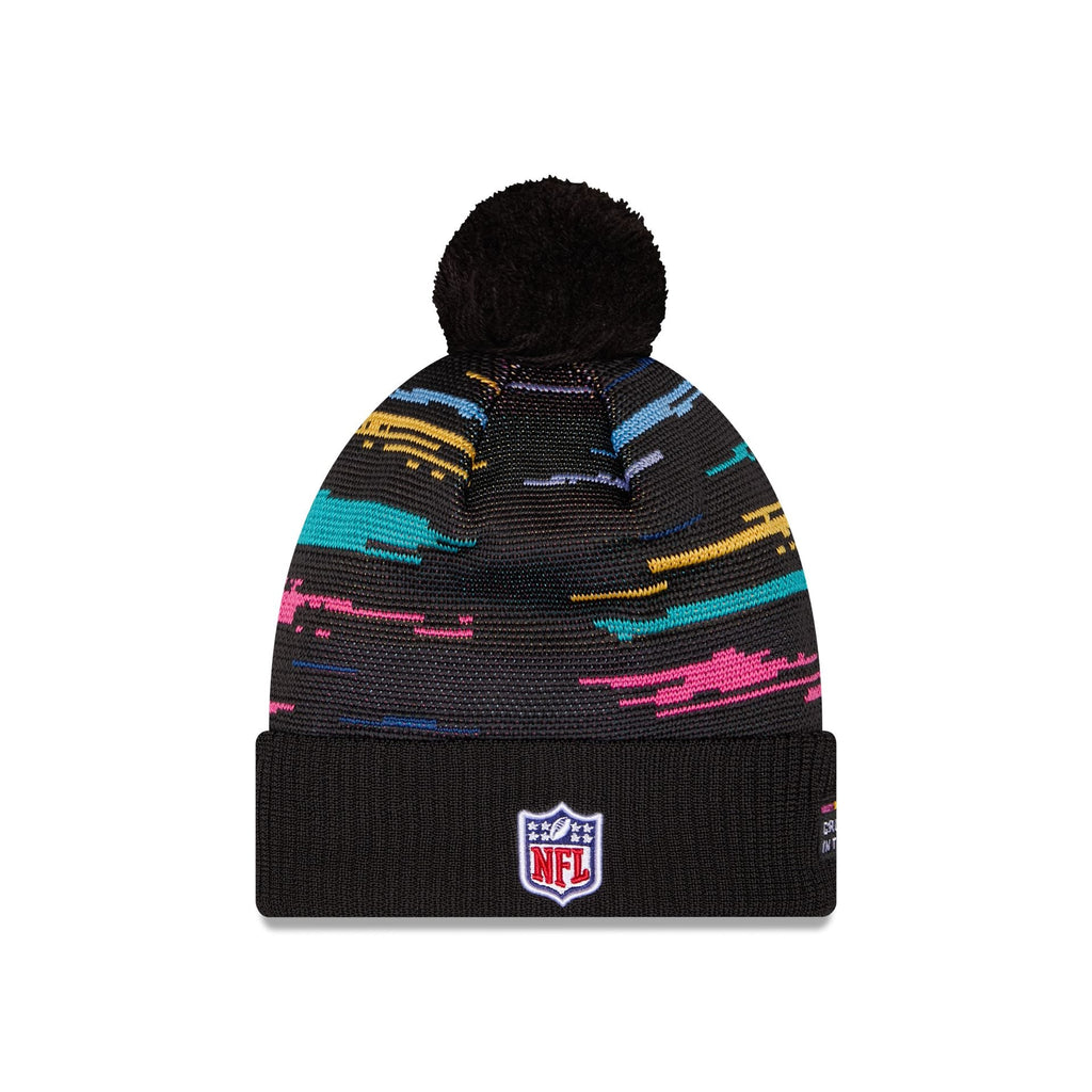 Los Angeles Rams 2026 Crucial Catch Pom Knit Hat