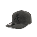 Atlanta Braves Black Pigment Dye 19TWENTY Snapback Hat