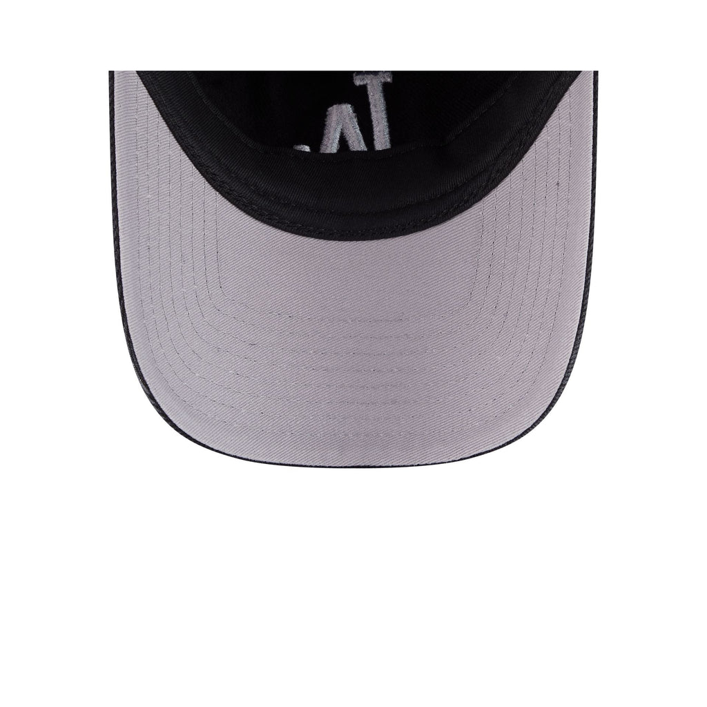 Los Angeles Dodgers Washed Black Denim 9FORTY A-Frame Unstructured Snapback Hat