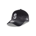 Seattle Mariners Washed Black Denim 9FORTY A-Frame Unstructured Snapback Hat