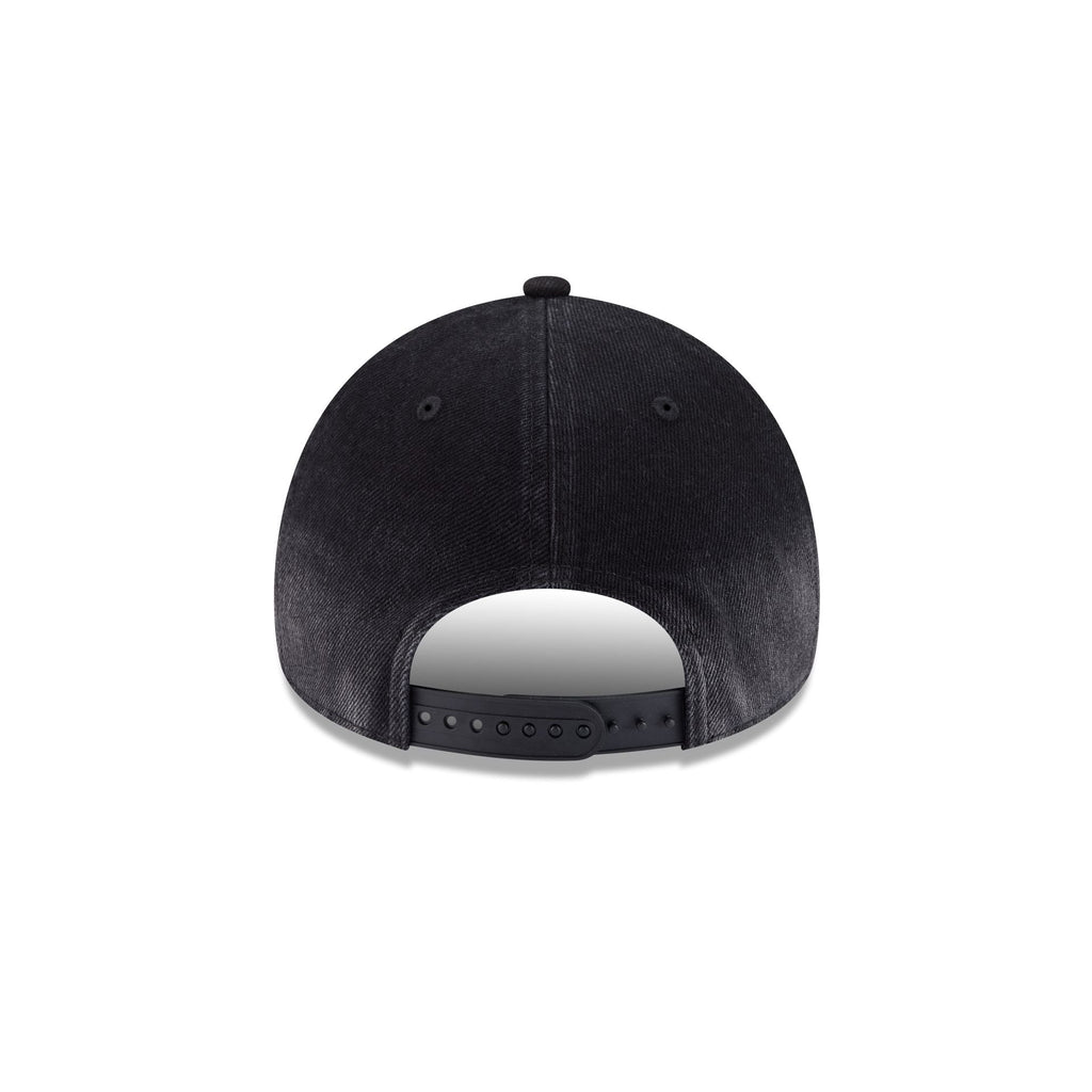 New York Yankees Washed Black Denim 9FORTY A-Frame Unstructured Snapback Hat
