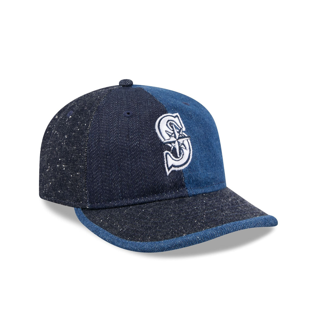 Seattle Mariners Multi-Panel Denim Retro Crown 59FIFTY Fitted Hat