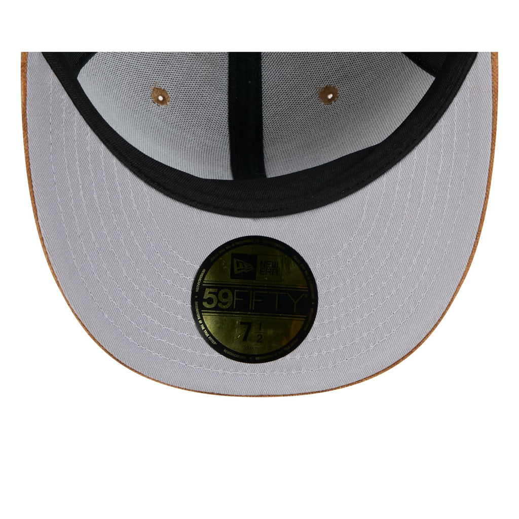 Los Angeles Dodgers Moon Brisbane Moss Brown Visor 59FIFTY Fitted Hat