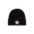 Houston Astros Woolen Black Short Cuff Knit Beanie Hat