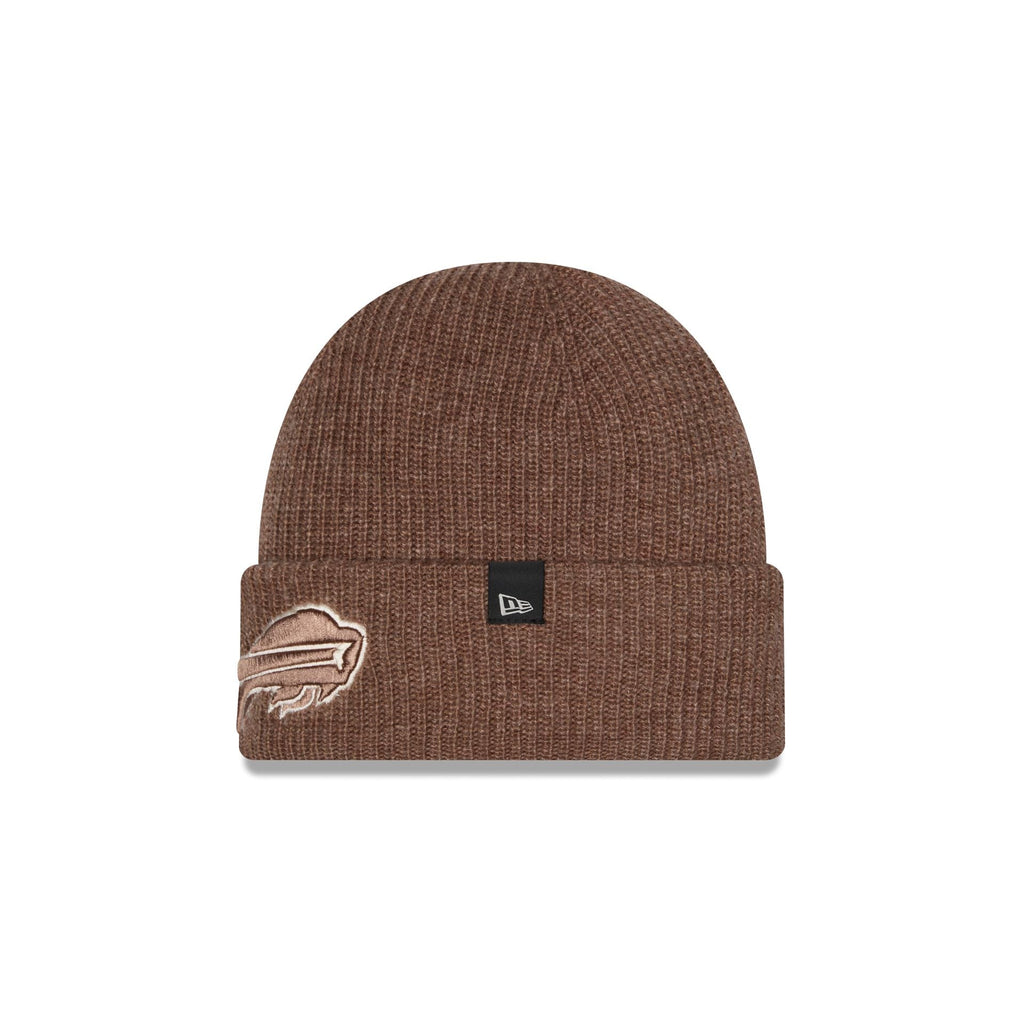 Buffalo Bills Woolen Tan Short Cuff Knit Beanie Hat