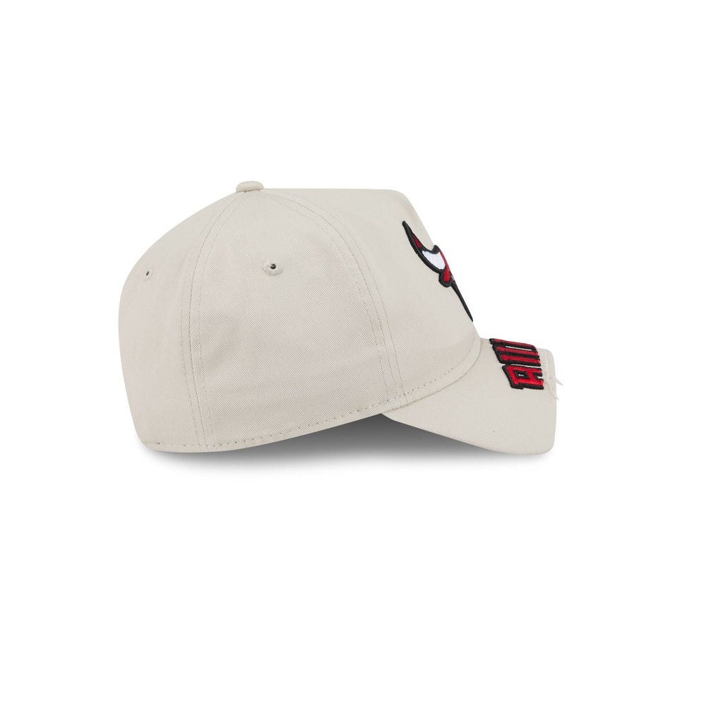 Chicago Bulls Stone 9FORTY A-Frame Unstructured Cut-Off Visor Snapback Hat