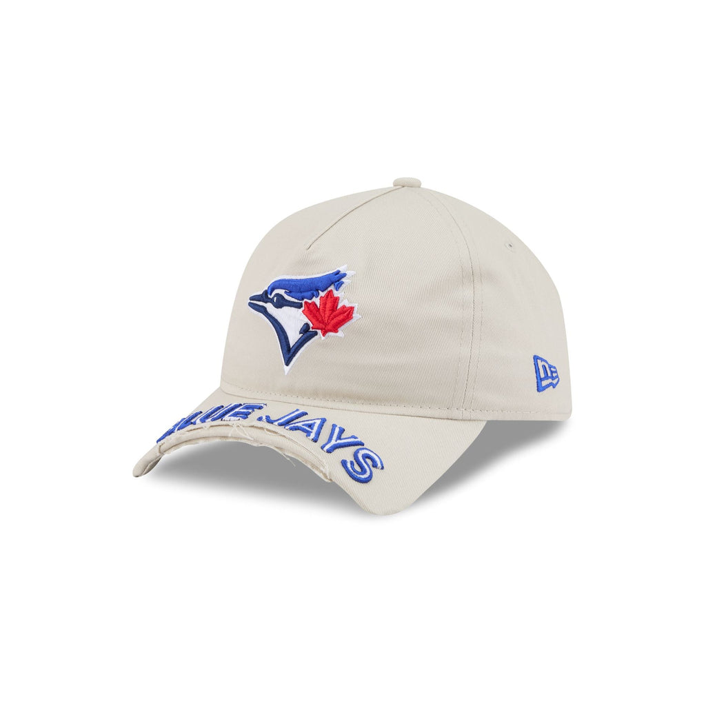 Toronto Blue Jays Stone 9FORTY A-Frame Unstructured Cut-Off Visor Snapback Hat