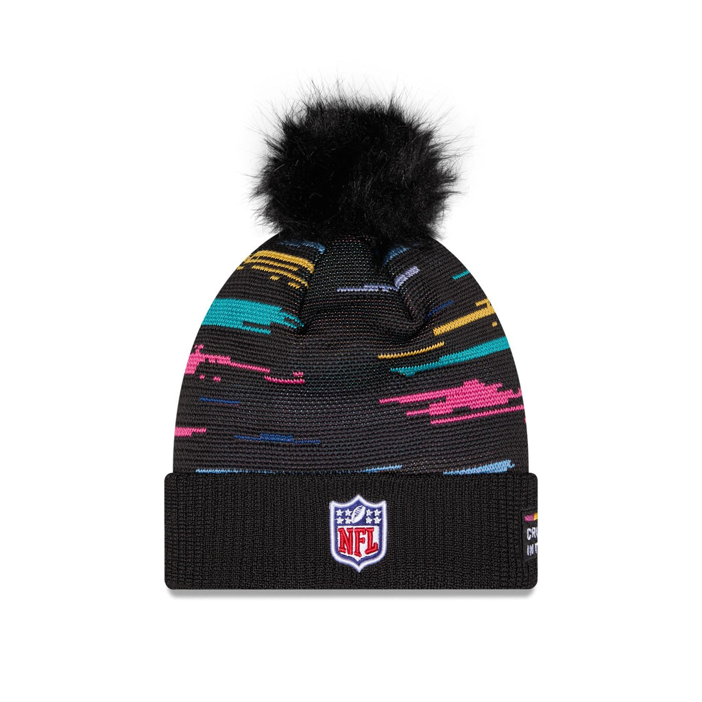Las Vegas Raiders 2026 Crucial Catch Women's Pom Knit Hat