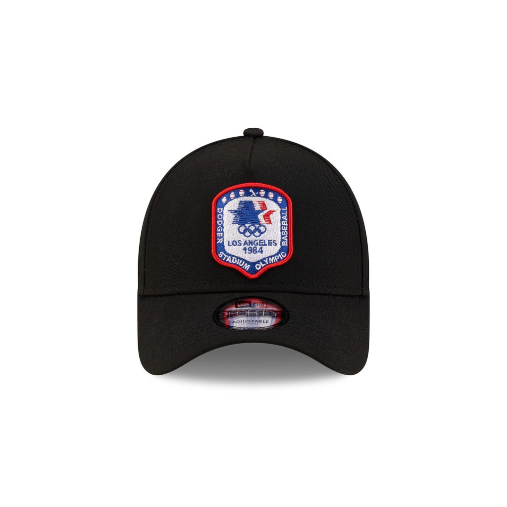 Los Angeles Dodgers 1984 Olympics Black 9FORTY A-Frame Snapback Hat