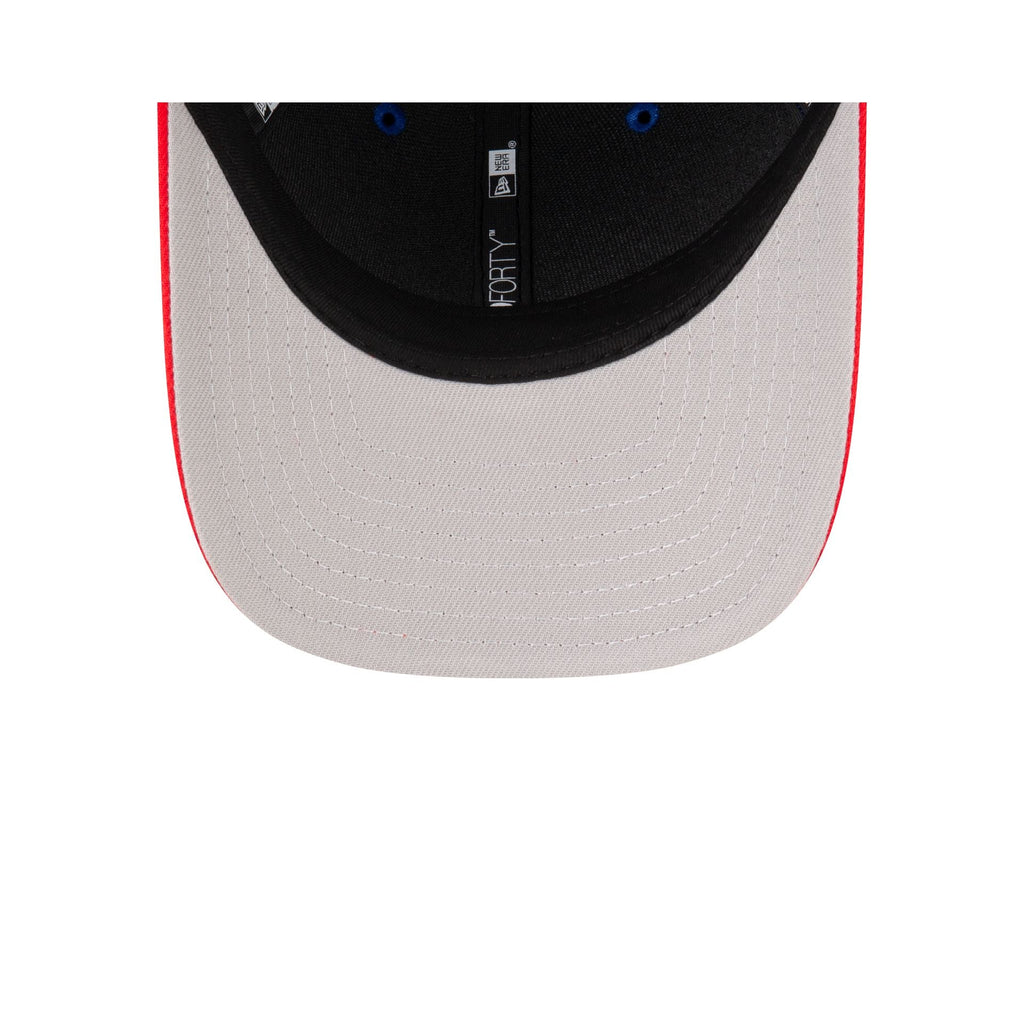 Buffalo Bills Billustration Red Visor 9FORTY M-Crown Snapback Hat