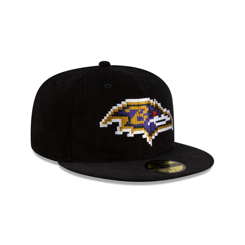 Just Caps NFL Pixelated Baltimore Ravens 59FIFTY Fitted Hat