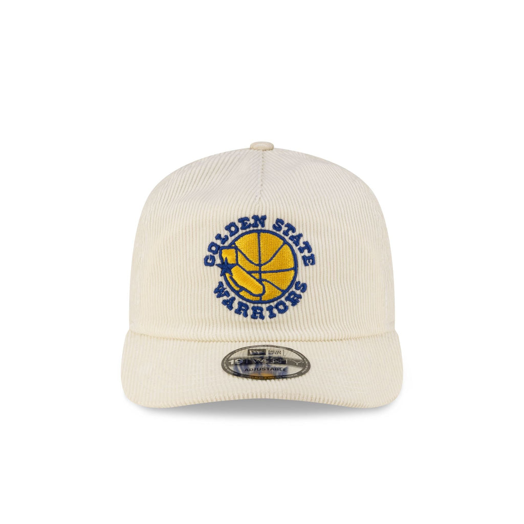 Golden State Warriors Hardwood Classics 80s Chrome Corduroy 19TWENTY Adjustable