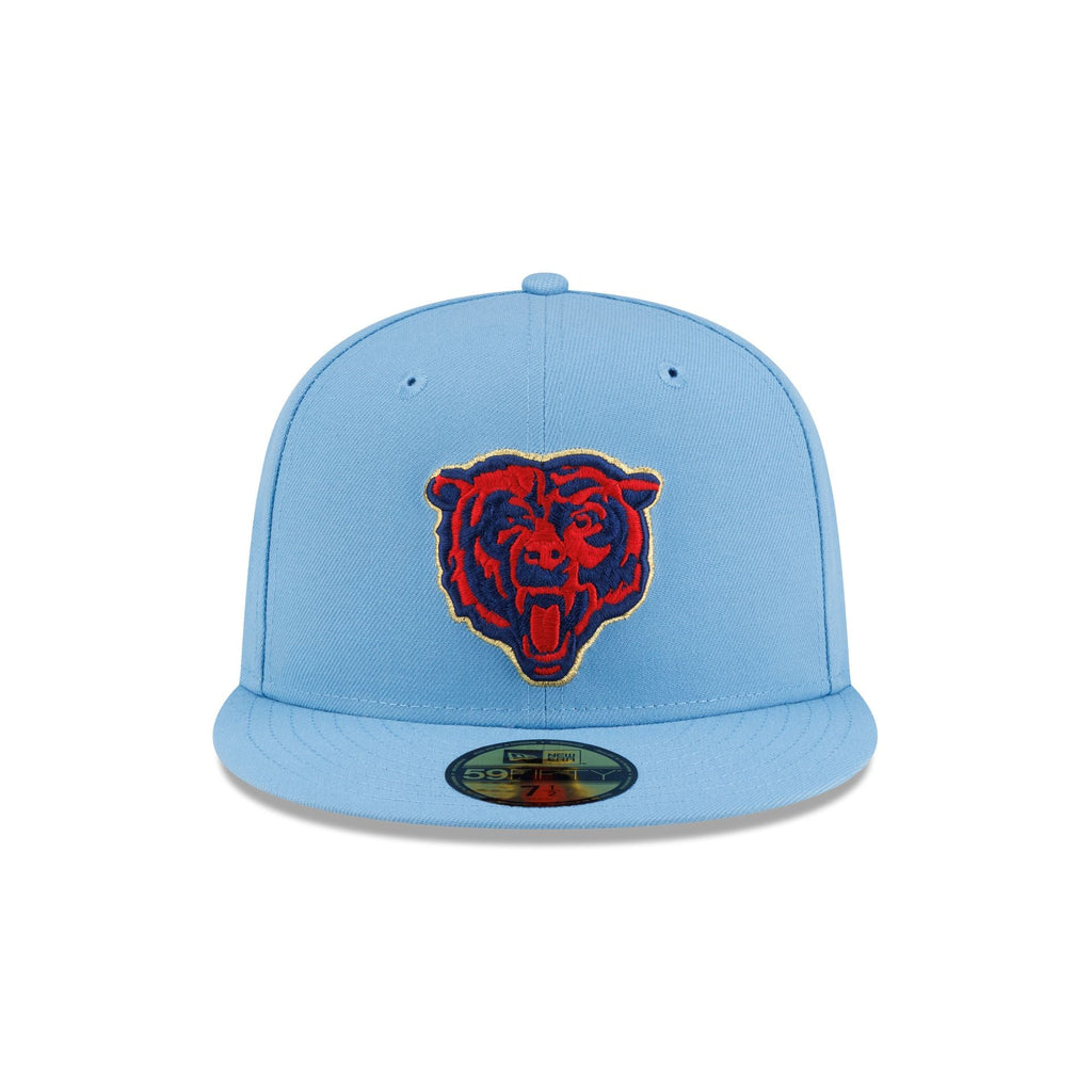 Chicago Bears Red. White & Blue 59FIFTY Fitted Hat