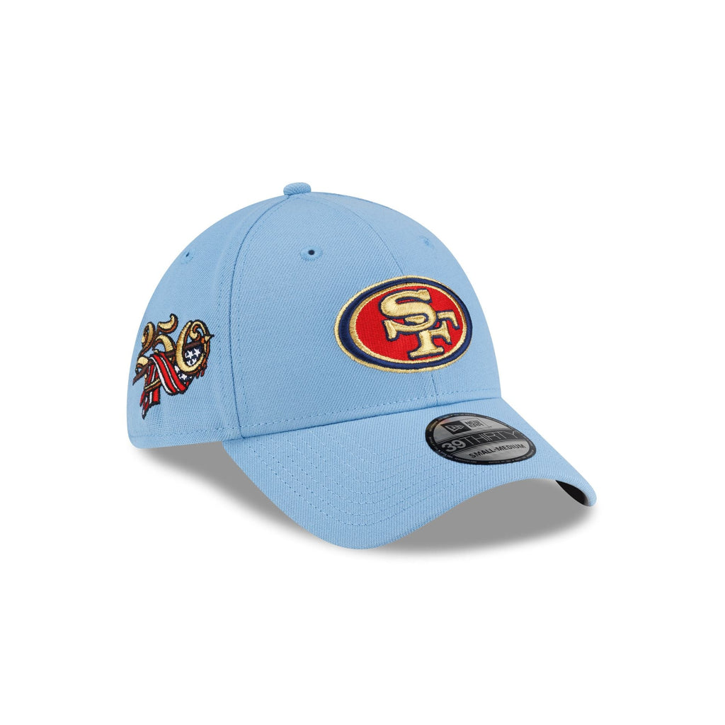 San Francisco 49ers Red. White & Blue 39THIRTY Stretch Fit Hat