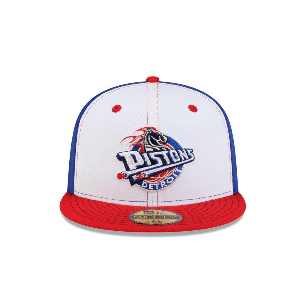 Detroit Pistons Hardwood Classics 2000s White Stitch 59FIFTY Fitted Hat