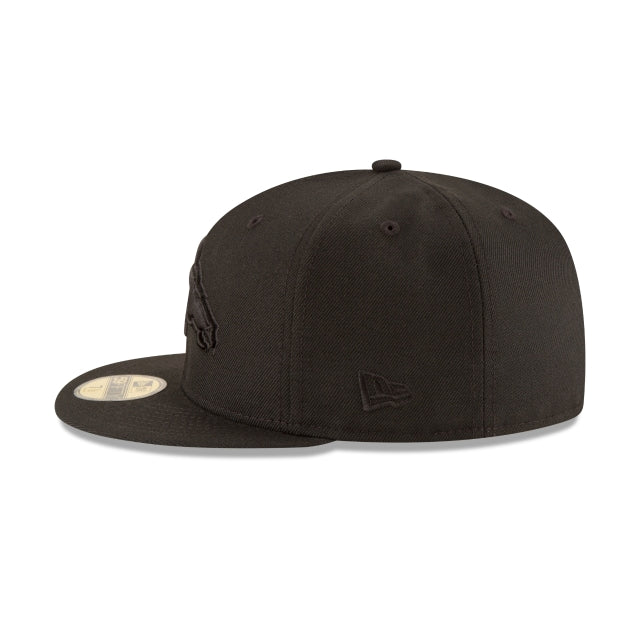 Denver Broncos Black On Black 59FIFTY Fitted Hat