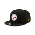 Pittsburgh Steelers Black 59FIFTY Fitted Hat