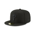 Philadelphia Phillies Blackout Basic 59FIFTY Fitted Hat